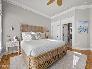 6414 Ocean Drive, Emerald Isle, NC 28594 – photo 19: Master bedroom, top floor