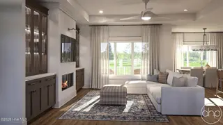305 Planters Ridge Drive SW, Sunset Beach, NC 28468 — 3-bedroom home in Sea Trail Plantation, Sunset Beach, NC, photo 8 of 17: Great Room with fireplace