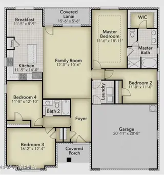 422 Lemonade Lane, Grimesland, NC 27837 – photo 2: 1902 Floor Plan