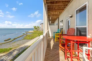 1700 Salter Path Road N102 The Ocean Club, Indian Beach, NC 28512 – photo 12: Covered deck with direct sound views