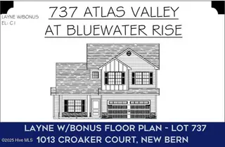1013 Croaker Court, New Bern, NC 28562 – photo 3: LAYNE WITH BONUS ELEVATION