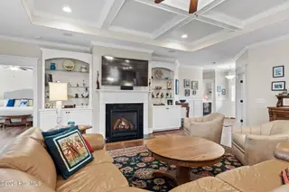 2585 Parkridge Drive, Southport, NC 28461 — 4-bedroom home in St James, Southport, NC, photo 14 of 77: Recessed Lighting in Coffered Ceilings