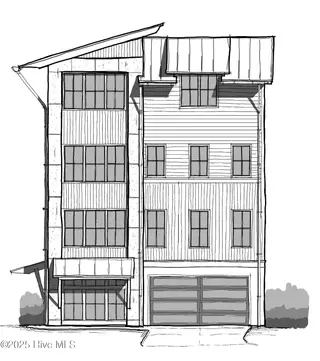 1111 Canal Drive, Carolina Beach, NC 28428 – photo 1: Front Elevation.1111Canal