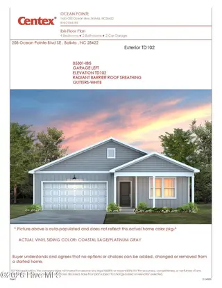208 Ocean Pointe Boulevard SE 5301, Bolivia, NC 28422 – photo 16: Ibis TD102L Lot 05301_Page_1