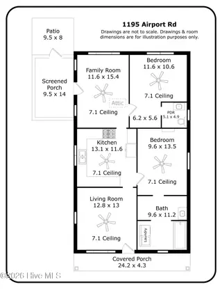 1195 Airport Road, Carthage, NC 28327 – photo 4: Floor Plan_1095 Airport Rd1