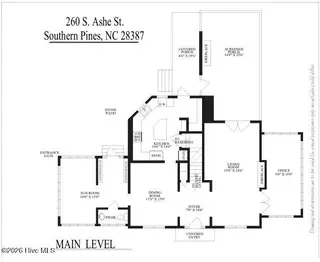 260 S Ashe Street, Southern Pines, NC 28387 – photo 5: Main level JPG