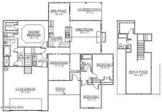 3002 Bluewater Boulevard, New Bern, NC 28562 – photo 6: Floor Plan