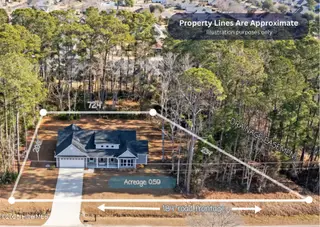 590 Boundary Loop Road NW, Calabash, NC 28467 – photo 2: 590 Boundary Loop Property lines