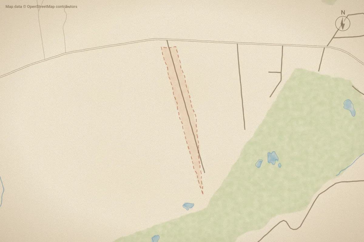 Watercolor map of Country Side in Newport, NC, showing its streets, water and surroundings
