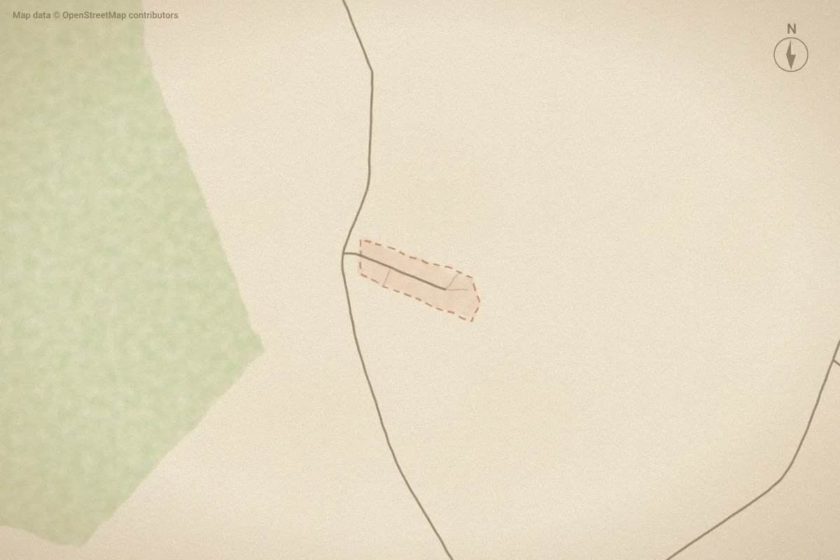 Watercolor map of Maple Farms in Havelock, NC, showing its streets, water and surroundings