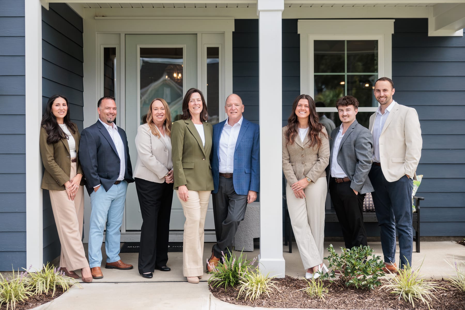 The Buddy Blake Team, with Buddy and Erin at the center